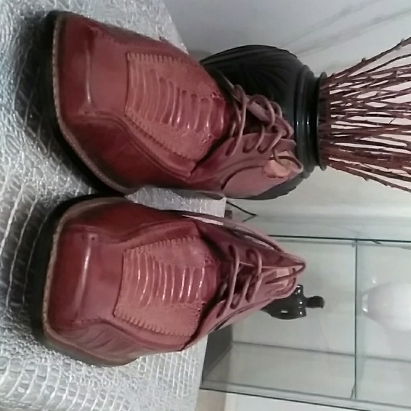 stacy adams red dress shoes